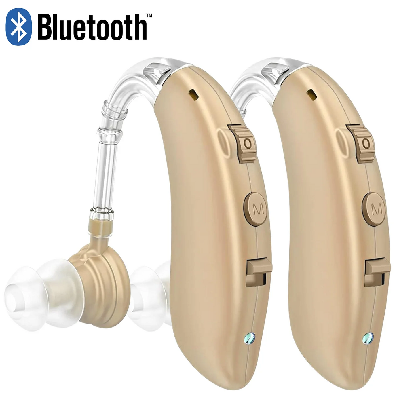 Rechargeable Digital Hearing Aid Adjustable Tone Sound Amplifier Portable