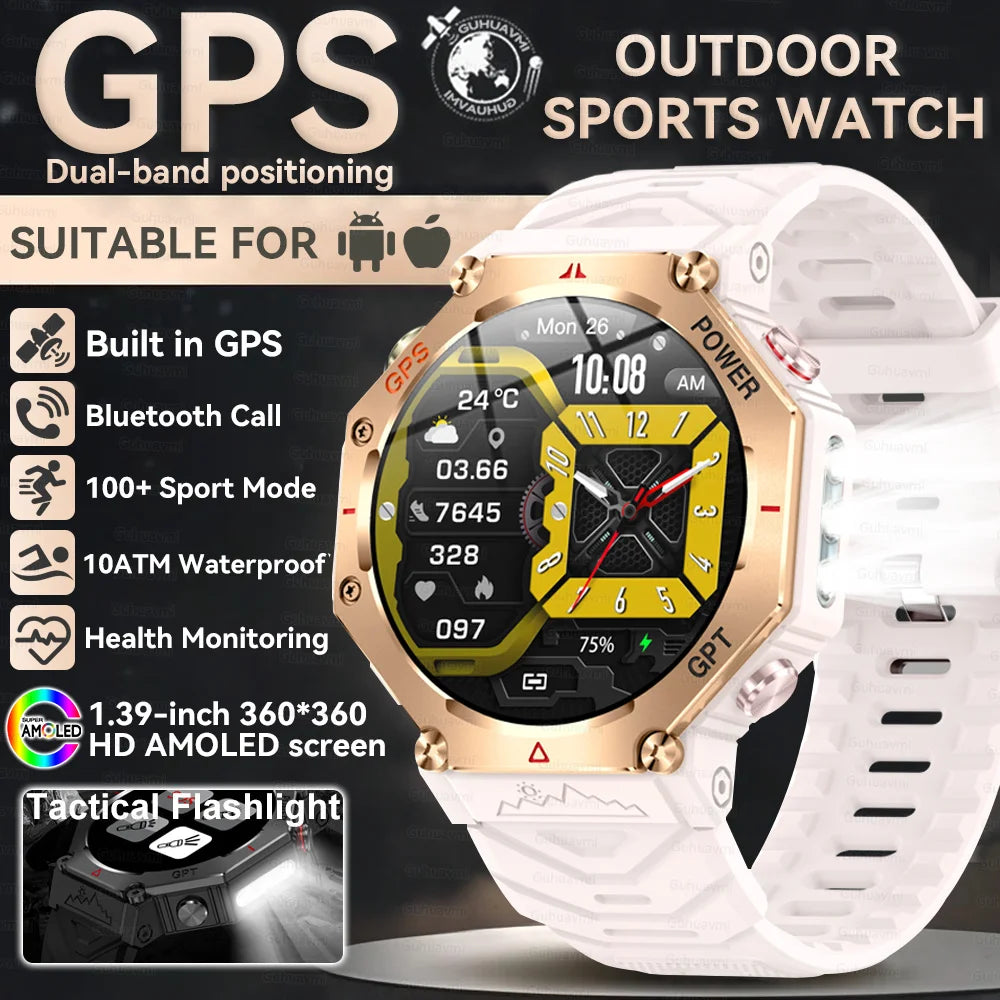 Military Smart Watch T Rex 3 GPS AMOLED Waterproof Bluetooth