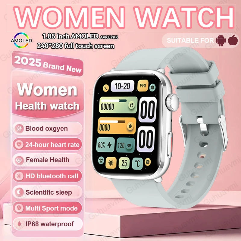 2025 AI Smart Watch Health Monitor NFC Fitness Tracker