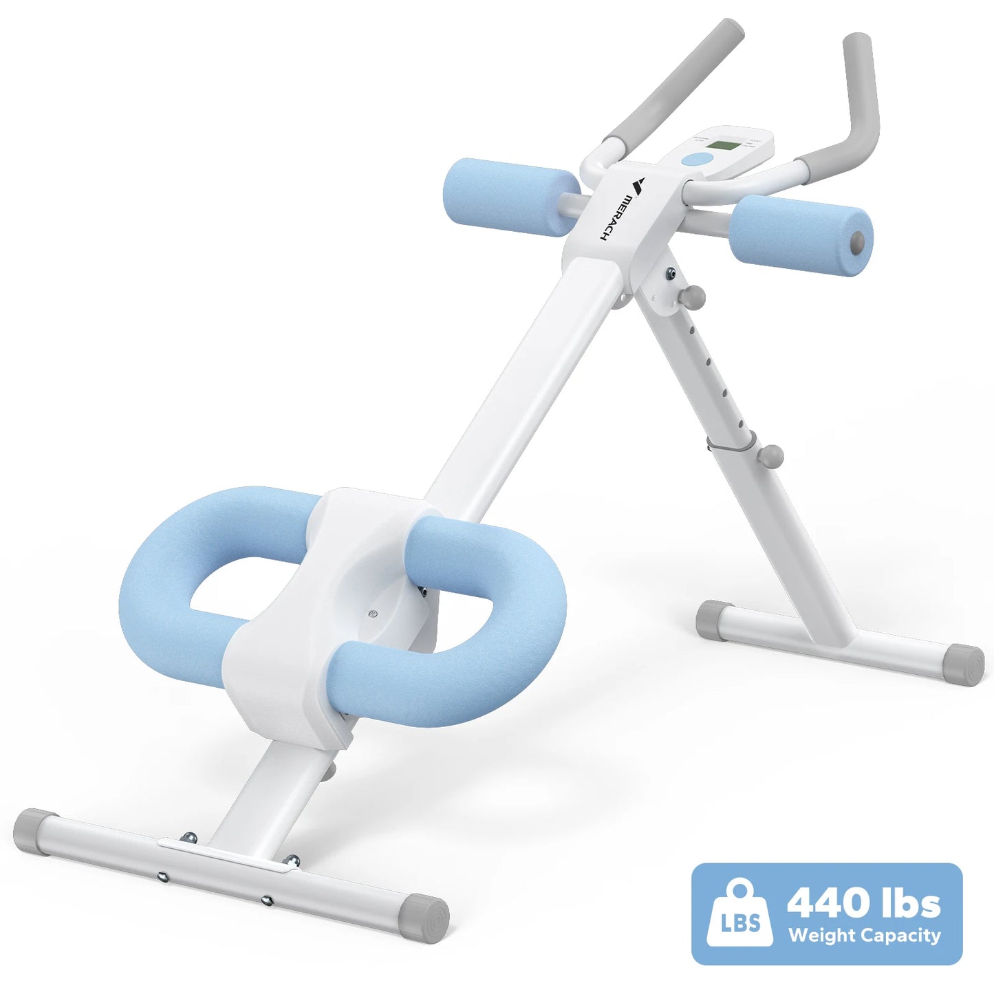 Adjustable Ab Machine Foldable Core Trainer Knee Protection Fitness