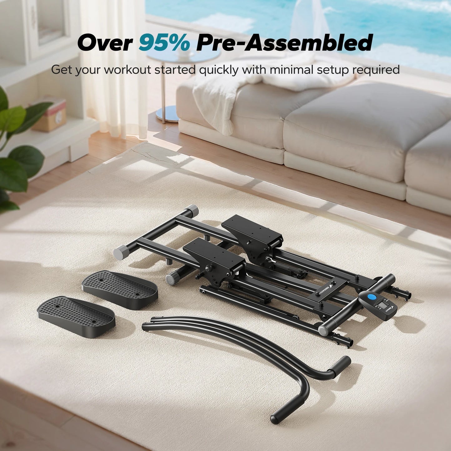 Stair Stepper Home Gym Compact Folding Full Body Workout