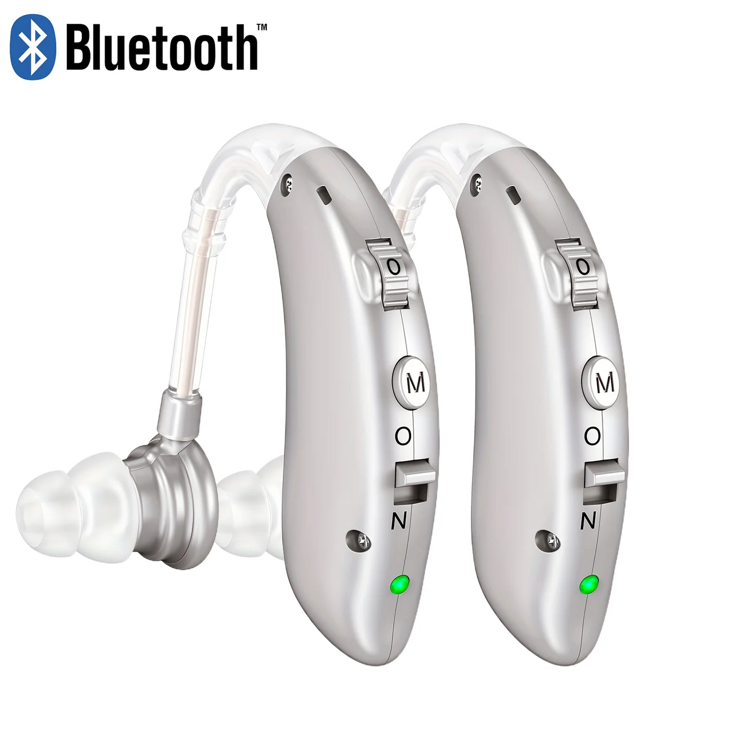 Rechargeable Digital Hearing Aid Adjustable Tone Sound Amplifier Portable