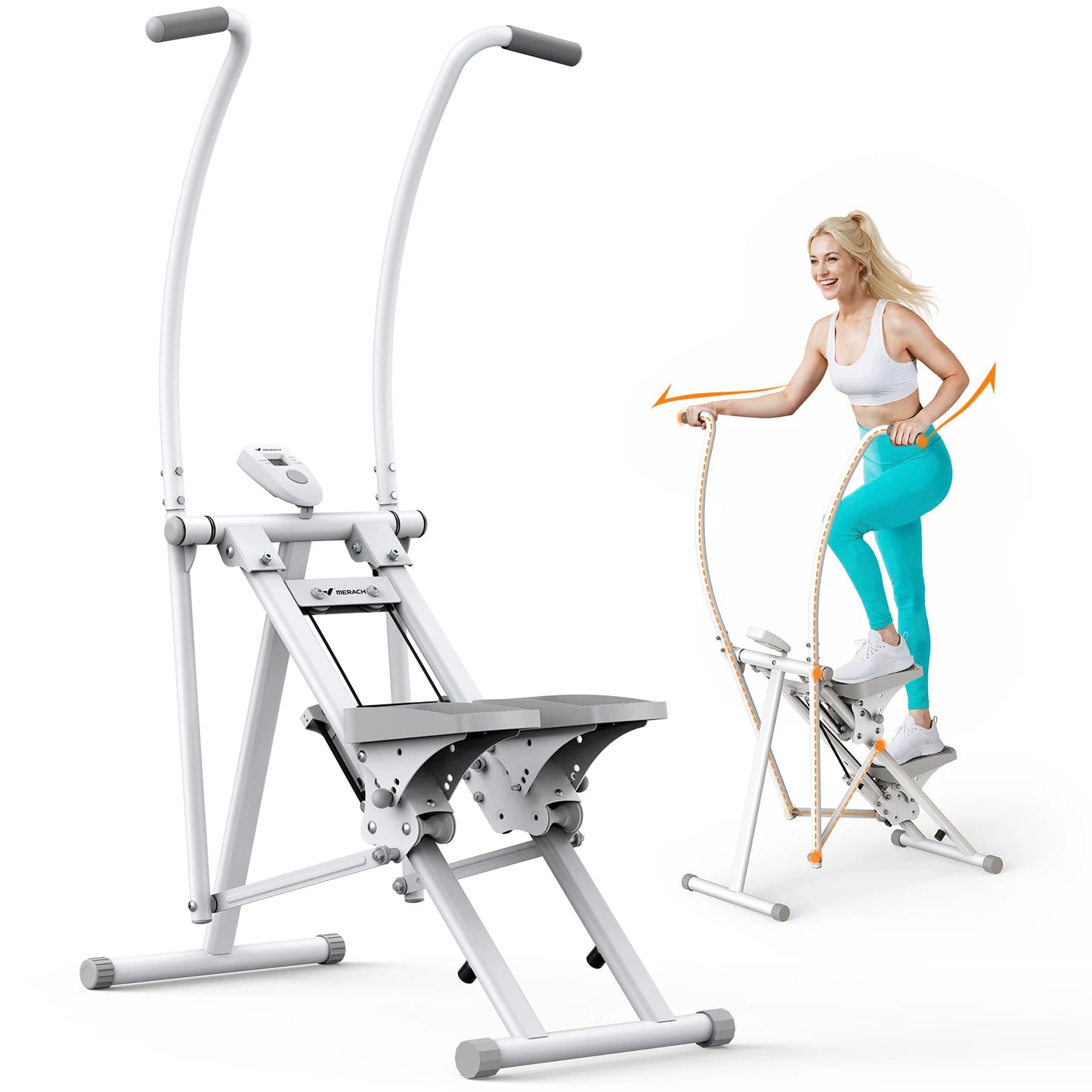 Stair Stepper Home Gym Compact Folding Full Body Workout