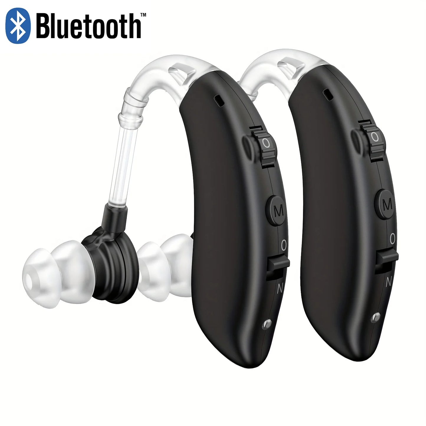 Rechargeable Digital Hearing Aid Adjustable Tone Sound Amplifier Portable