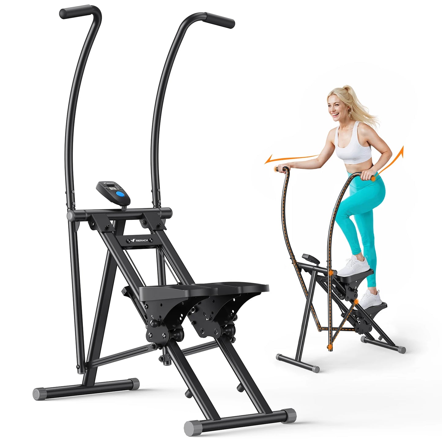 Stair Stepper Home Gym Compact Folding Full Body Workout