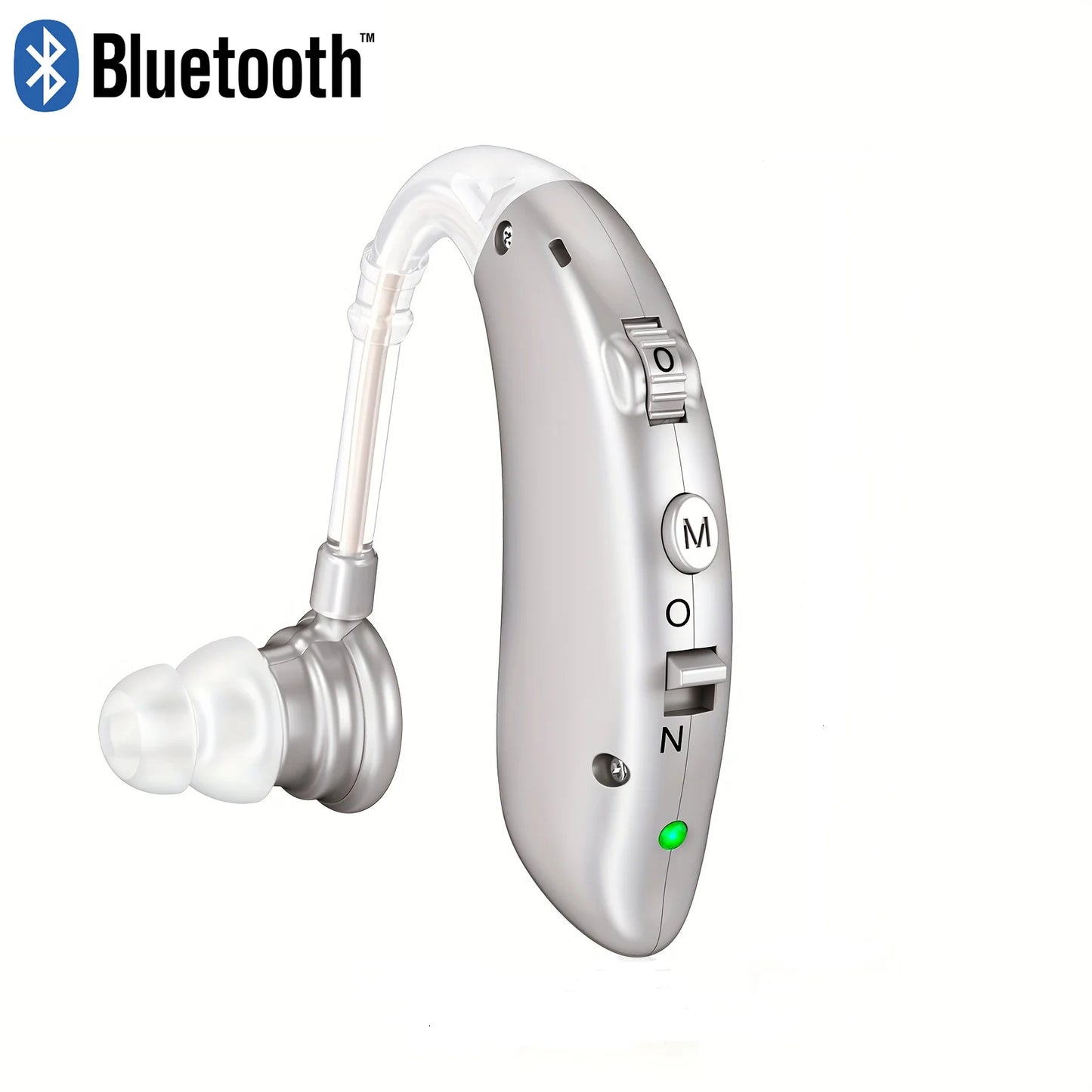 Rechargeable Digital Hearing Aid Adjustable Tone Sound Amplifier Portable