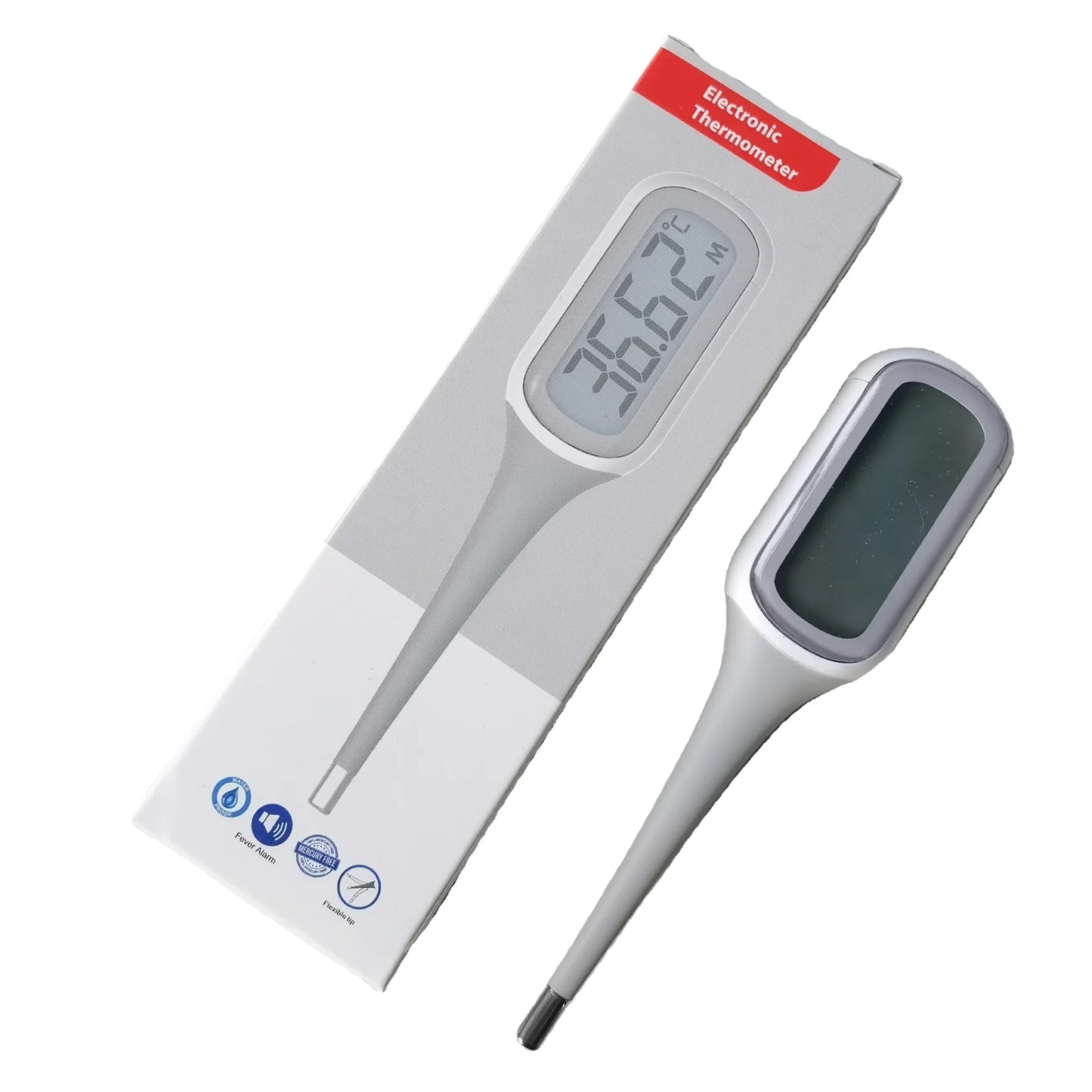Digital Fever Thermometer Fast Measure Backlit LCD Medical Accurate