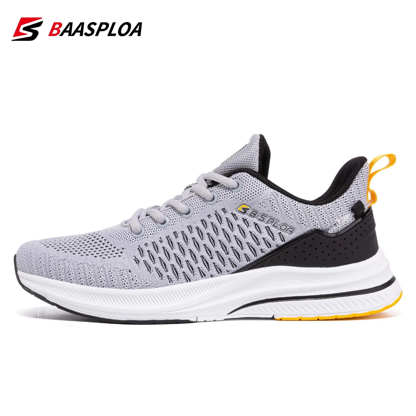 Mens Lightweight Running Shoes Breathable Mesh Casual Lace Up