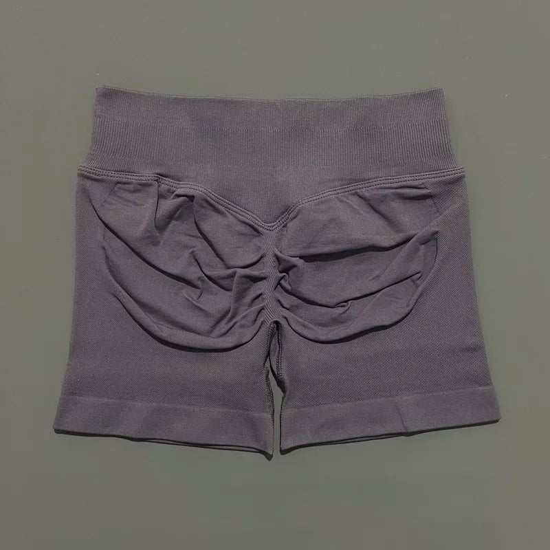 Women's High Waist Fitness Shorts Push Up Gym Workout