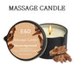 Massage Oil Candle Aromatherapy Stress Relief Skin Moisturizing Luxury