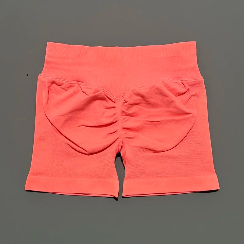 Women's High Waist Fitness Shorts Push Up Gym Workout