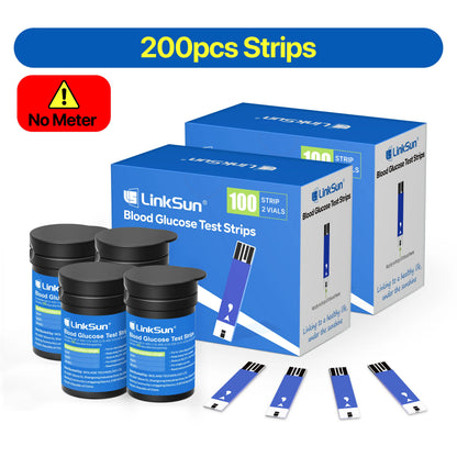 Blood Glucose Meter Kit Test Strips Lancets Diabetes