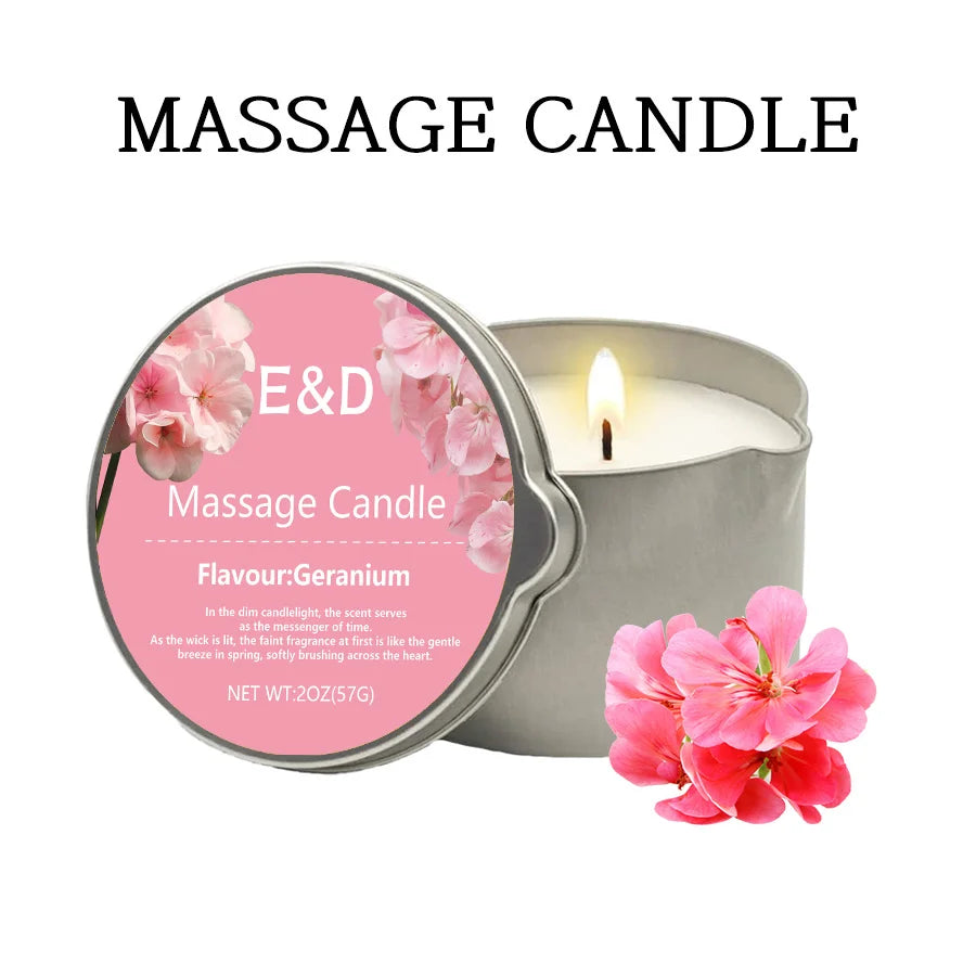 Massage Oil Candle Aromatherapy Stress Relief Skin Moisturizing Luxury