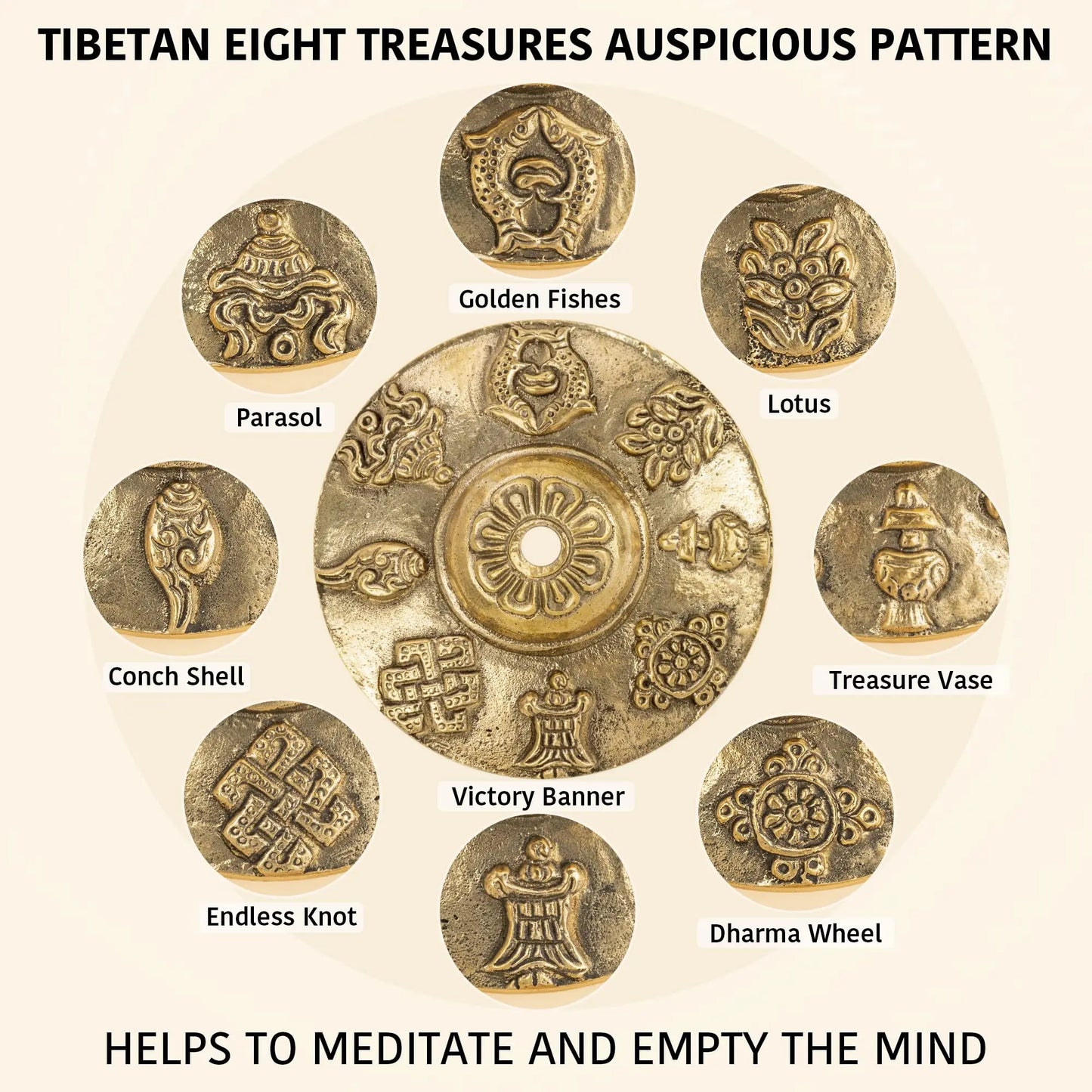 Tibetan Tingsha Cymbals 2pcs, Meditation Sanskrit Brass Chime Bells for Spiritual Healing Mindfulness, Yoga Buddhist