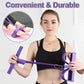 Four Tube Pedal Tensioner Fitness Elastic Band Abdominal Trainer