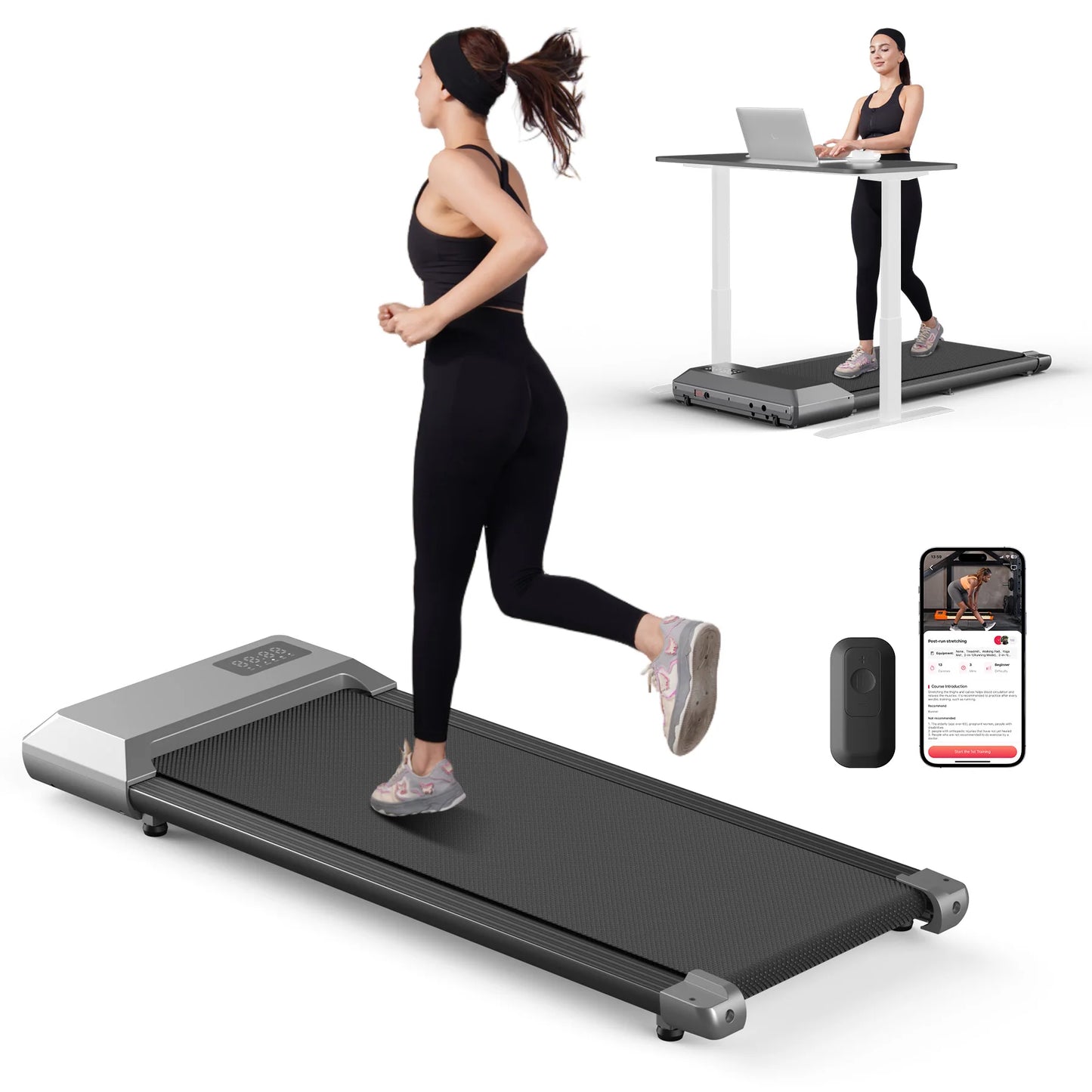 300lbs Treadmill Home 2.5HP Walking Running Fitness Machine