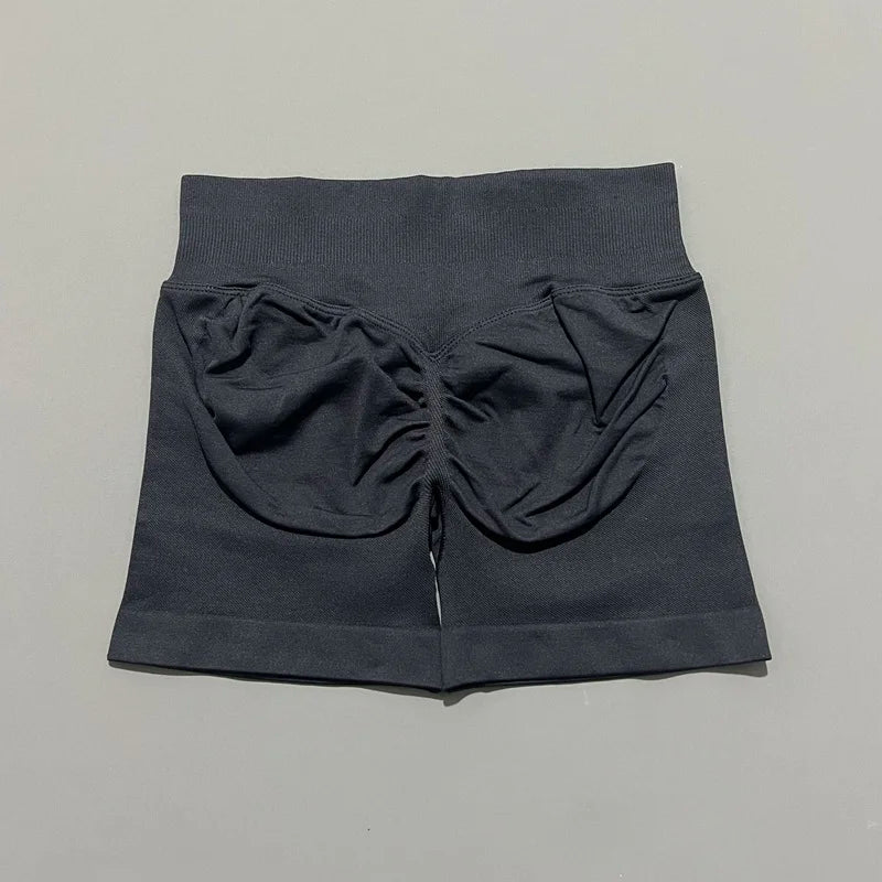 Women's High Waist Fitness Shorts Push Up Gym Workout