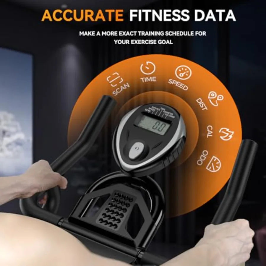 Stationary Exercise Bike Home Gym Indoor Cycling Silent Belt
