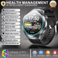 Smart Watch Sapphire Glass Health Tracker ECG Blood Pressure