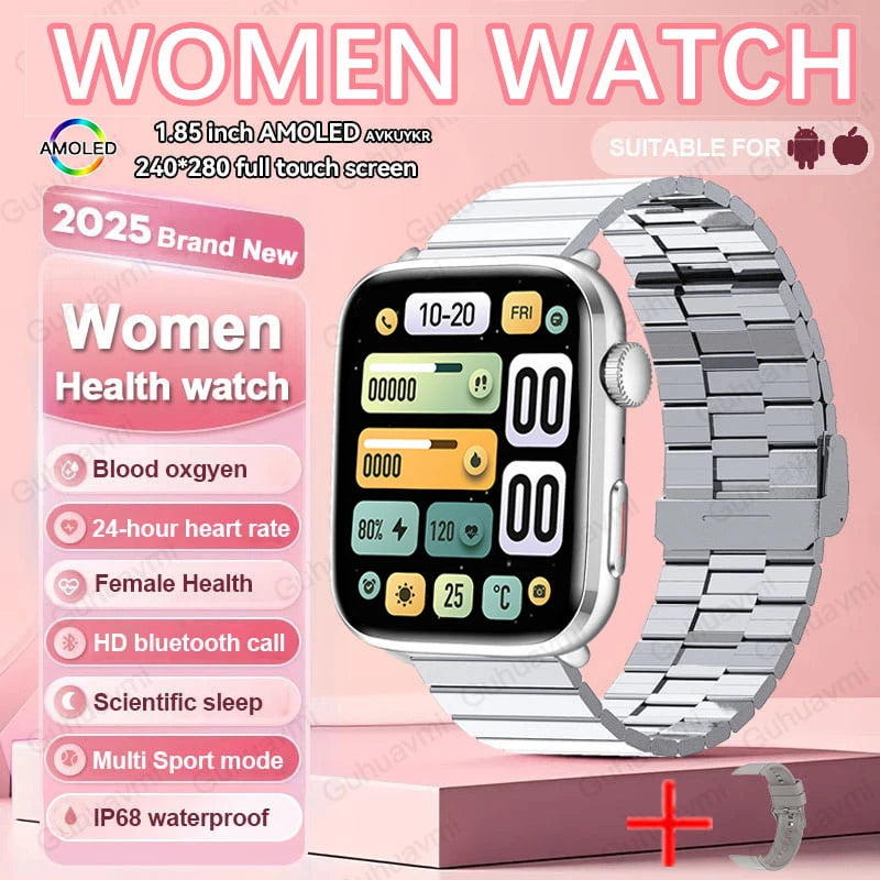 2025 AI Smart Watch Health Monitor NFC Fitness Tracker