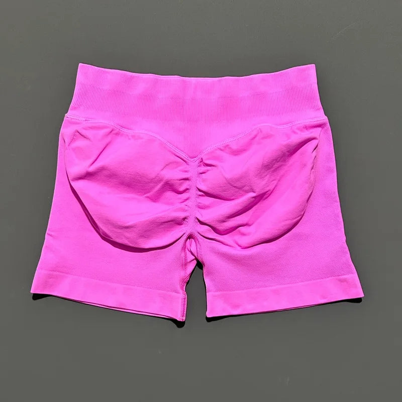 Women's High Waist Fitness Shorts Push Up Gym Workout