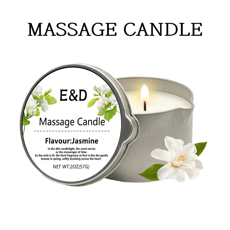 Massage Oil Candle Aromatherapy Stress Relief Skin Moisturizing Luxury