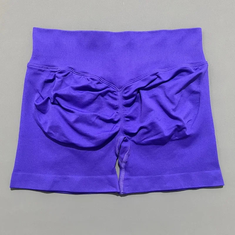 Women's High Waist Fitness Shorts Push Up Gym Workout