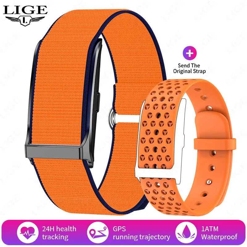 Smart Watch Fitness Bracelet Heart Rate Blood Pressure Waterproof