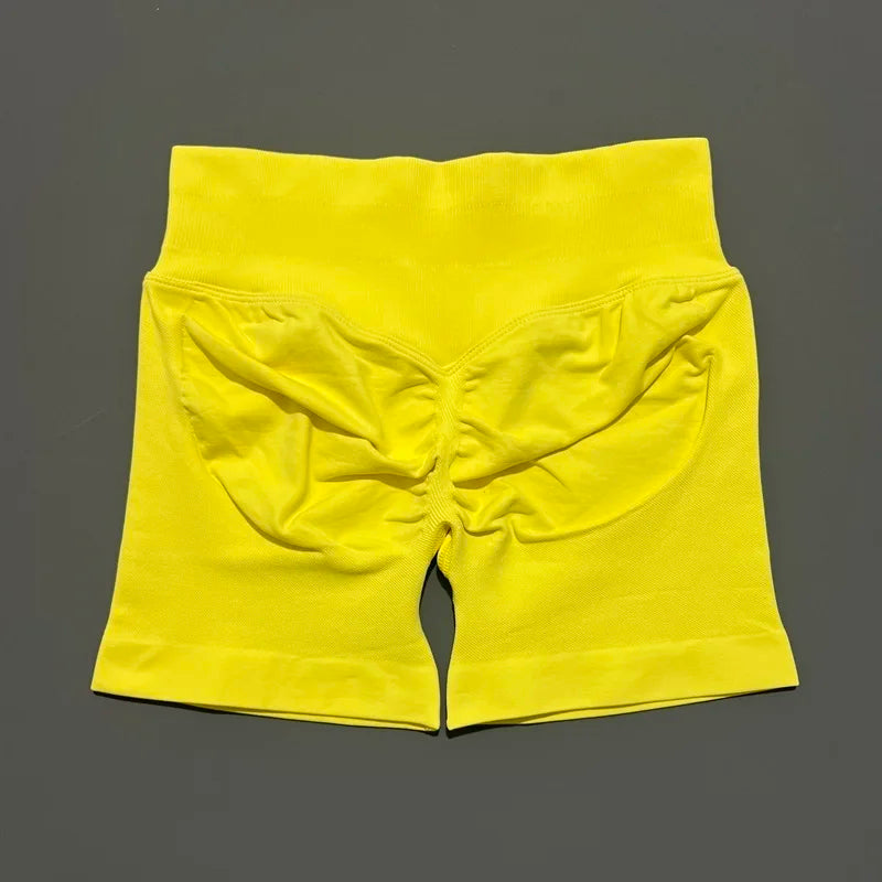 Women's High Waist Fitness Shorts Push Up Gym Workout