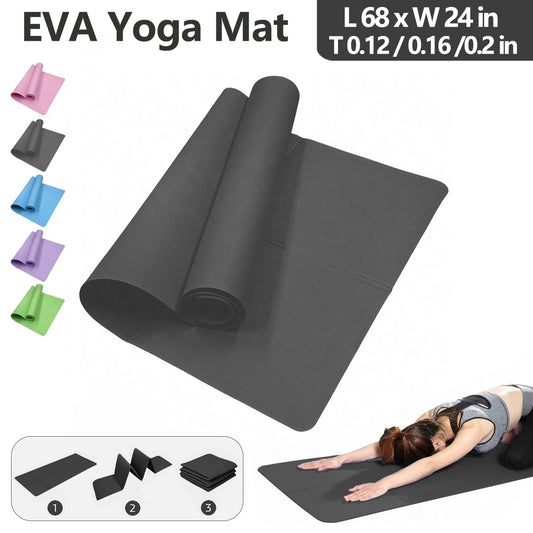 Foldable Yoga Mat Eco Friendly EVA Travel Exercise Mat