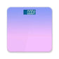 Gradient Color LED Digital Glass Weight Scale Body Balance