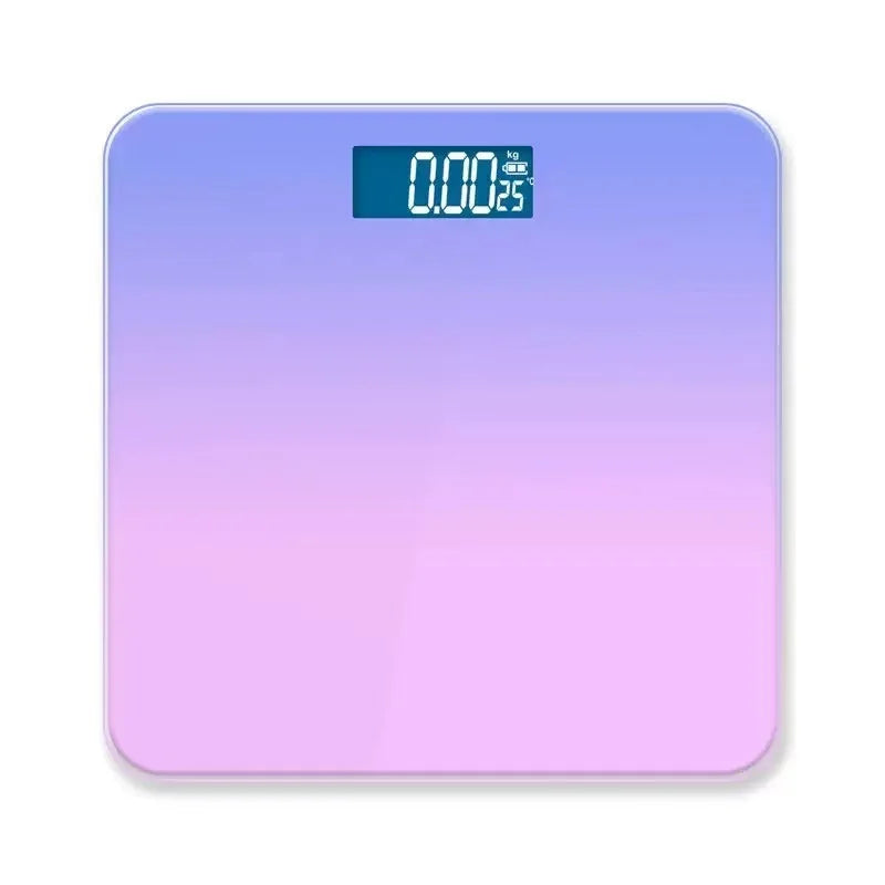 Gradient Color LED Digital Glass Weight Scale Body Balance