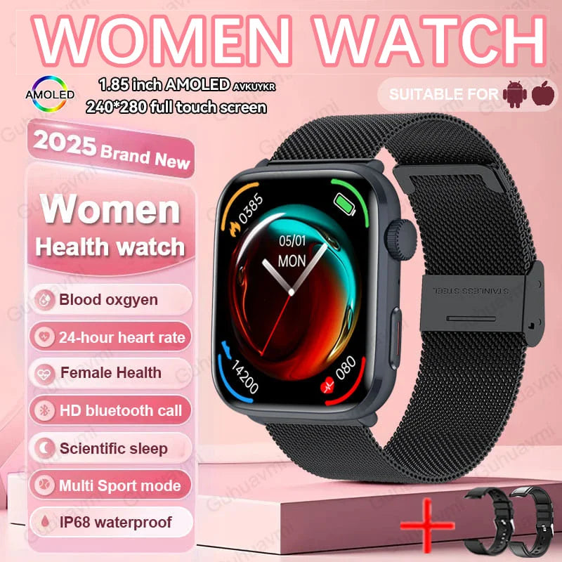 2025 AI Smart Watch Health Monitor NFC Fitness Tracker