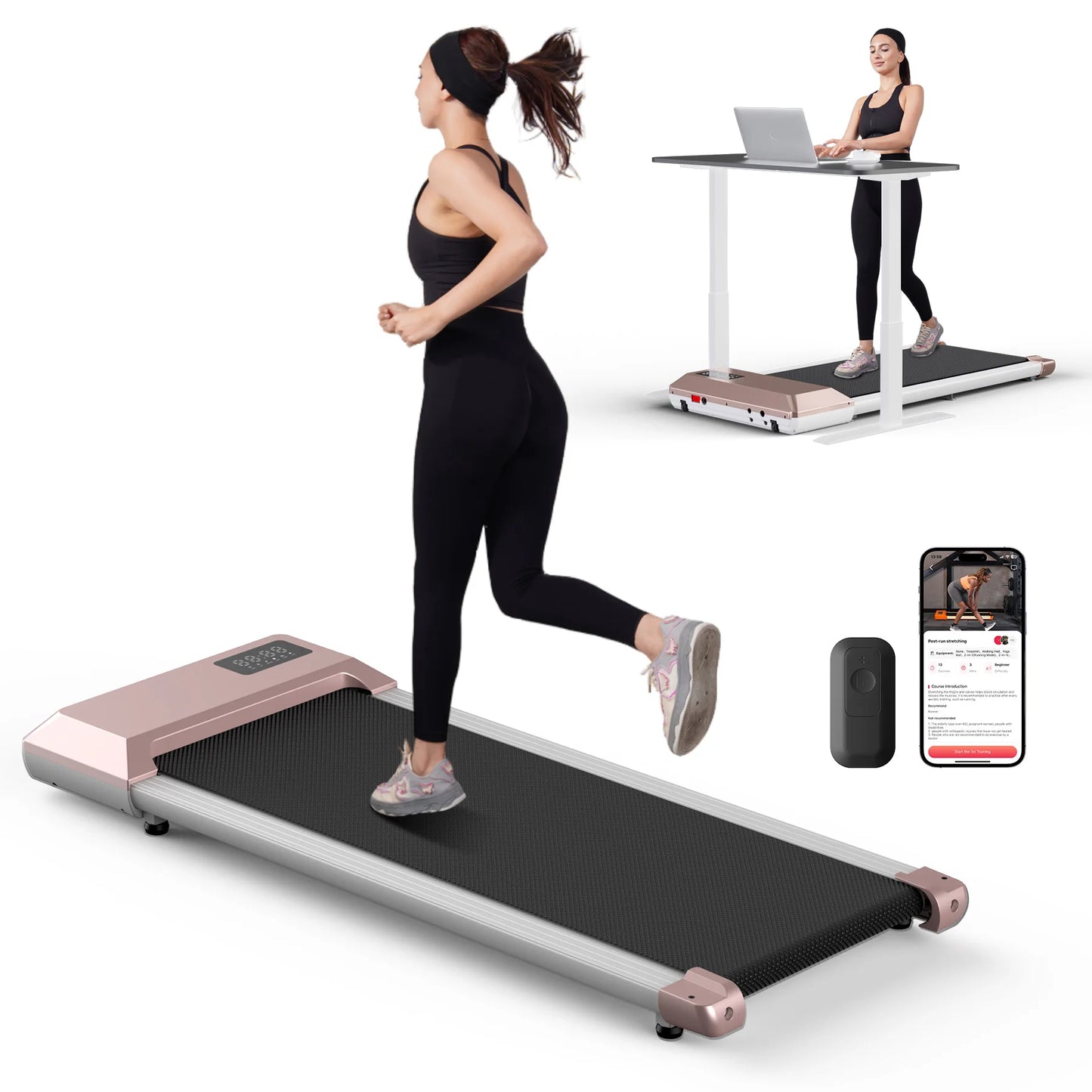 300lbs Treadmill Home 2.5HP Walking Running Fitness Machine