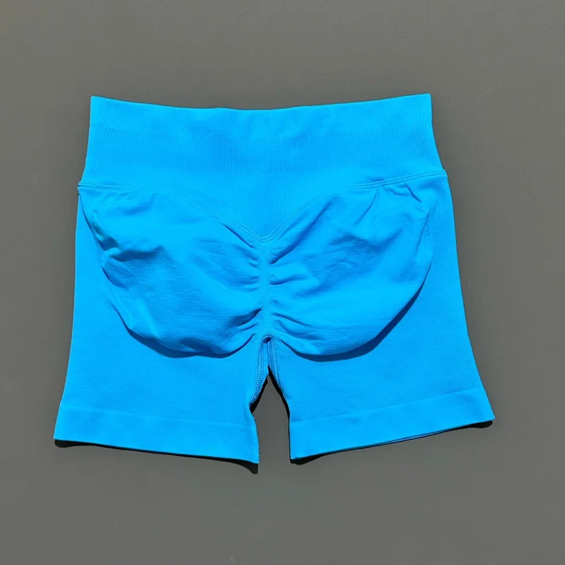 Women's High Waist Fitness Shorts Push Up Gym Workout