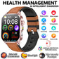 Smart Watch Uric Acid Lipid Analysis ECG Bluetooth Call