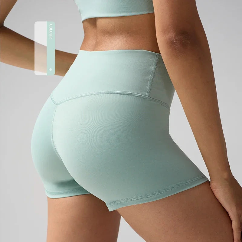 Women's High Waisted Yoga Shorts Quick Dry Fitness Leggings