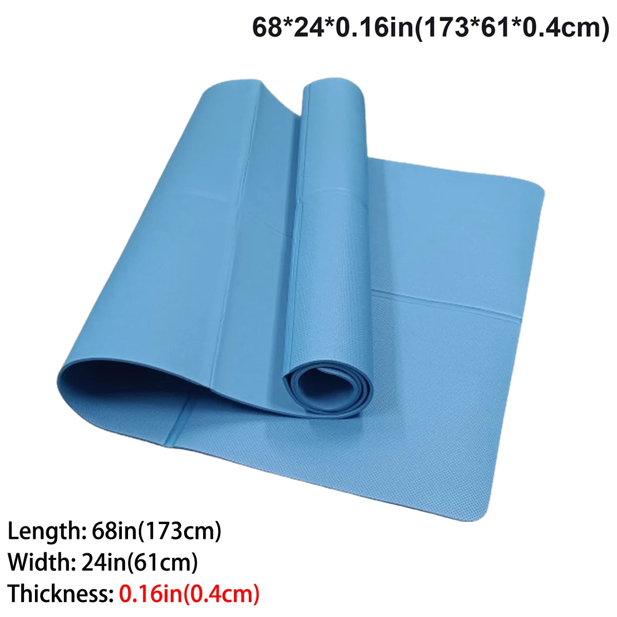 Foldable Yoga Mat Eco Friendly EVA Travel Exercise Mat