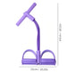 Four Tube Pedal Tensioner Fitness Elastic Band Abdominal Trainer