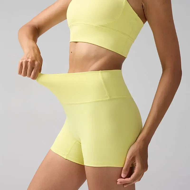 Women's High Waisted Yoga Shorts Quick Dry Fitness Leggings