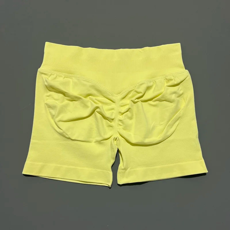 Women's High Waist Fitness Shorts Push Up Gym Workout
