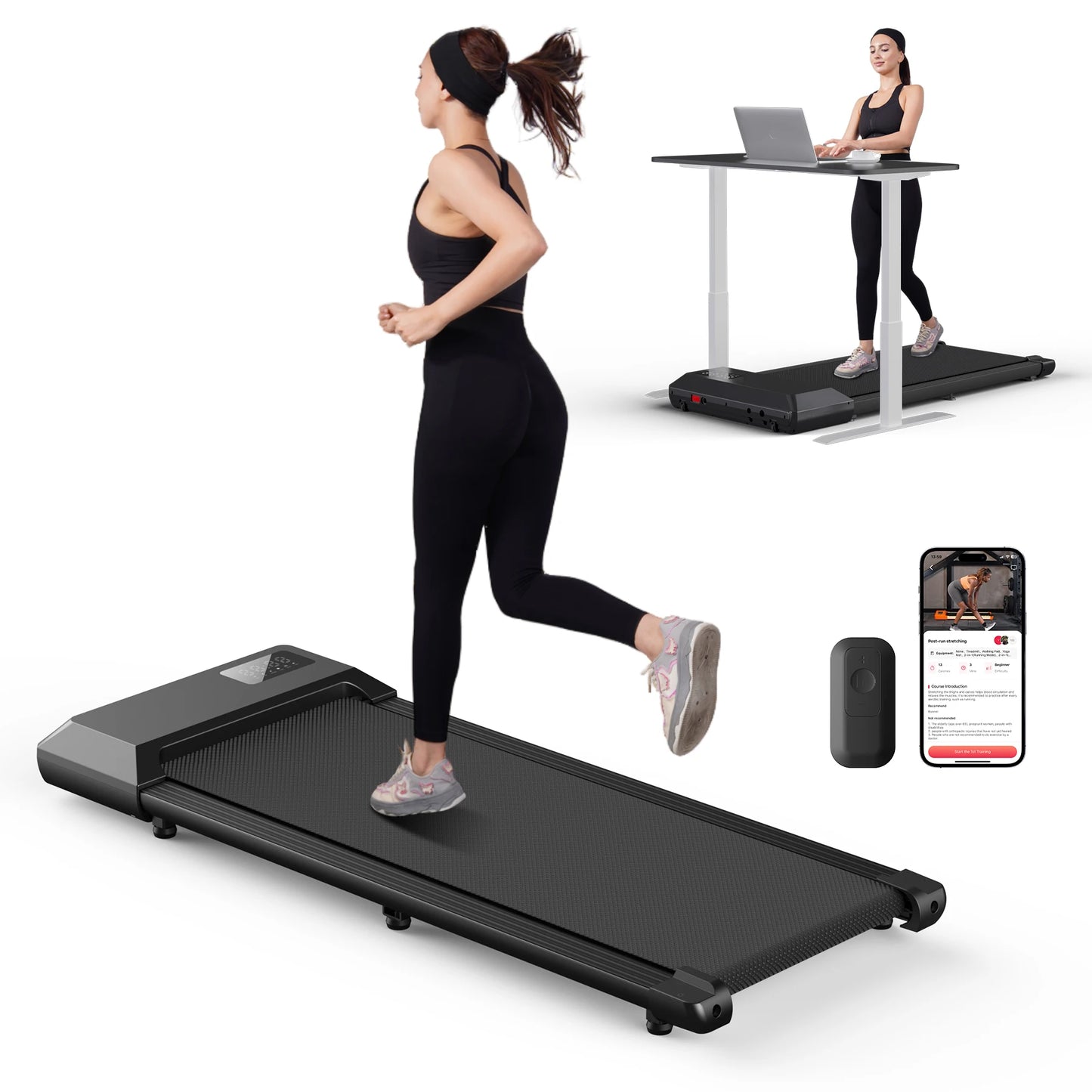 300lbs Treadmill Home 2.5HP Walking Running Fitness Machine