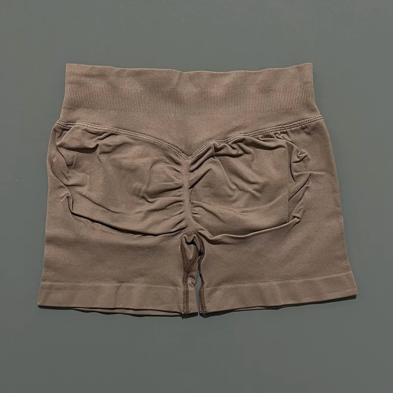 Women's High Waist Fitness Shorts Push Up Gym Workout