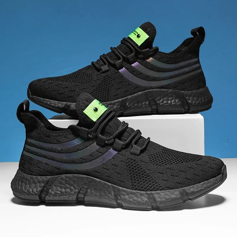 Mens Comfortable Breathable Platform Sneakers Summer Running Walking Shoes