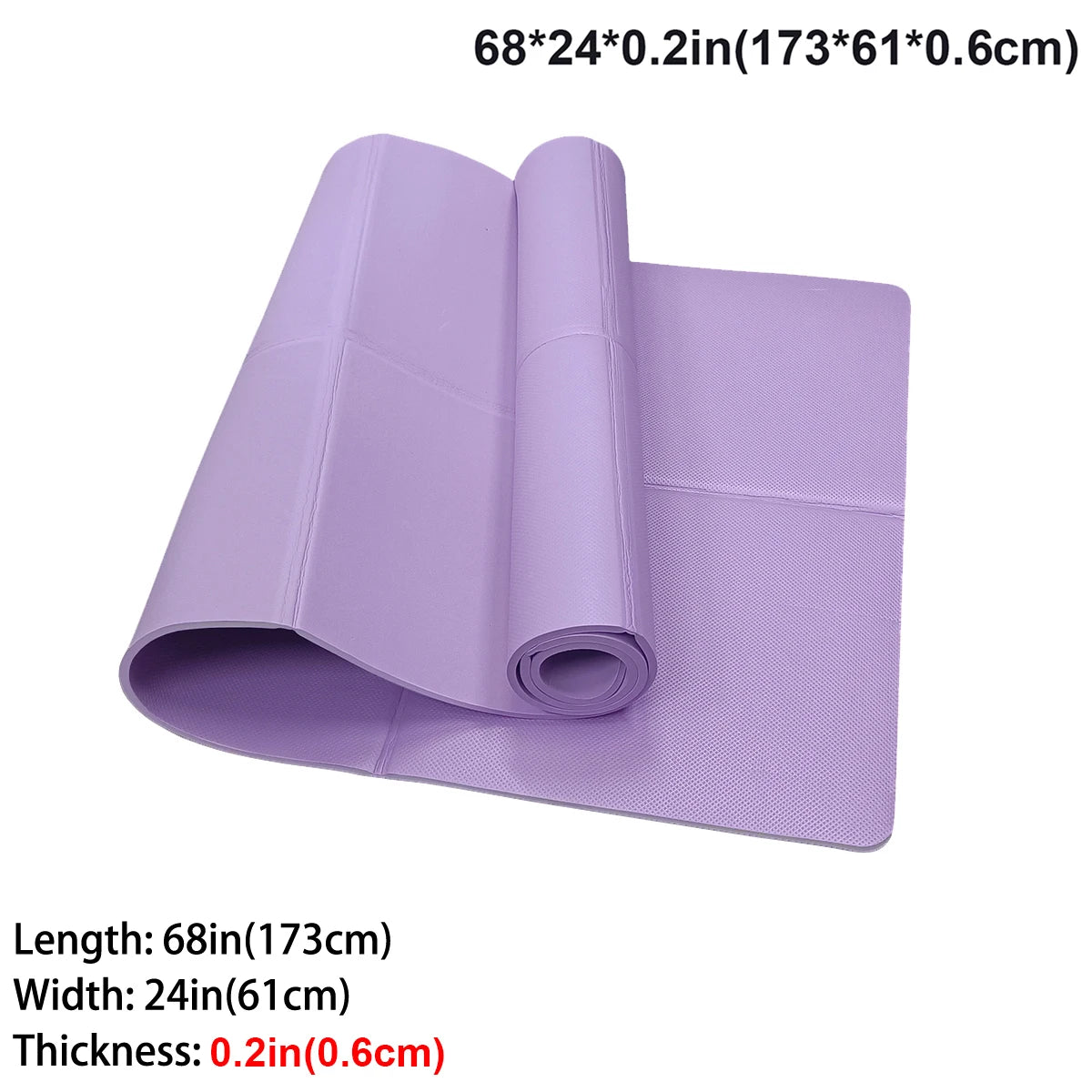 Foldable Yoga Mat Eco Friendly EVA Travel Exercise Mat