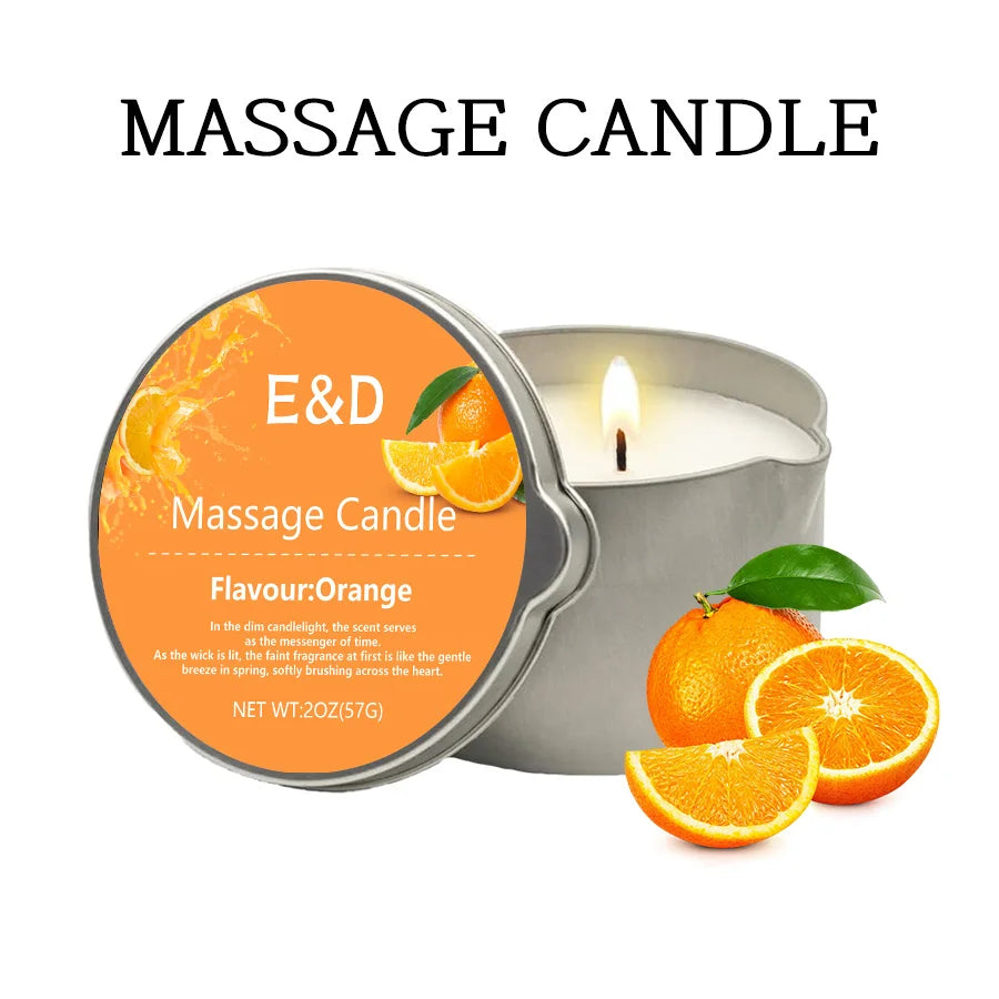 Massage Oil Candle Aromatherapy Stress Relief Skin Moisturizing Luxury