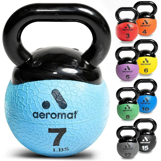Elite Mini Kettlebells Weighted Exercise Ball Anti Slip Grip