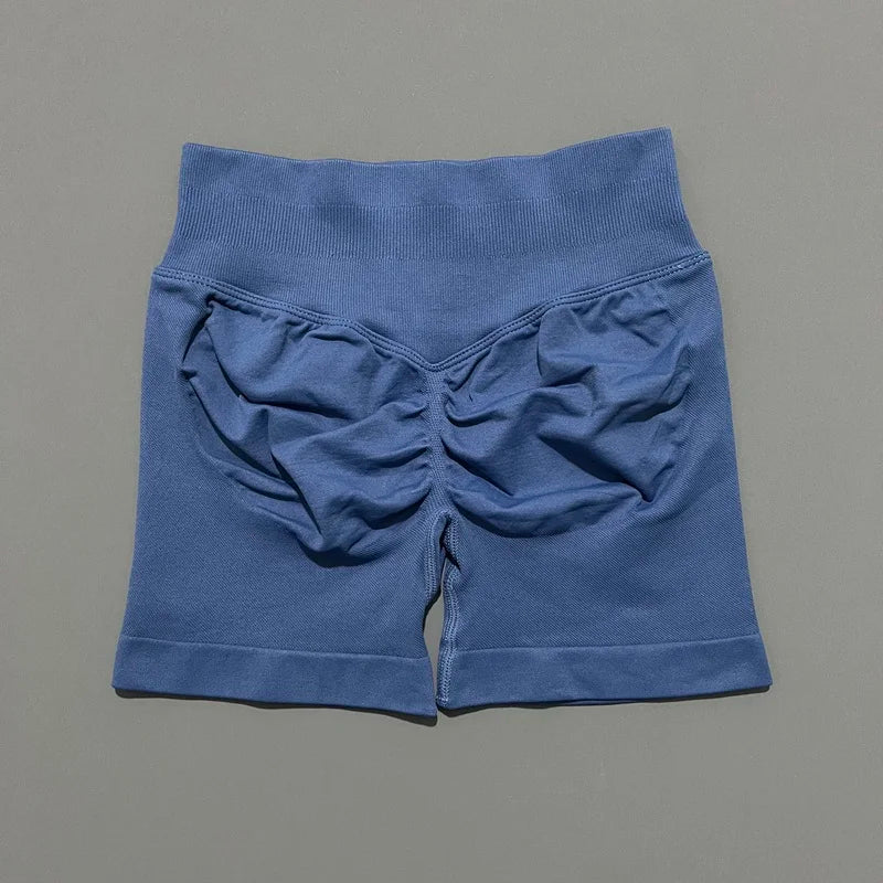 Women's High Waist Fitness Shorts Push Up Gym Workout