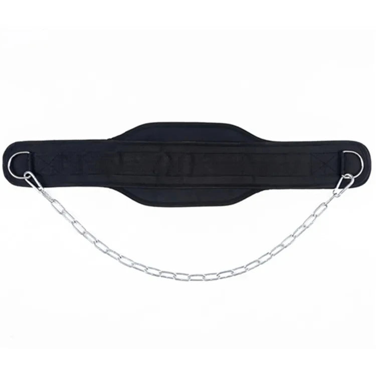 Weight Lifting Dip Belt Neoprene Chain Pull Up Strength