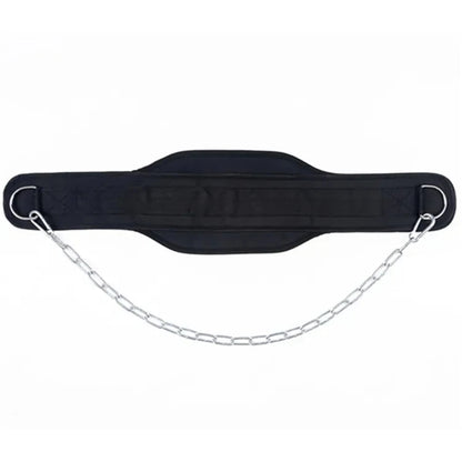 Weight Lifting Dip Belt Neoprene Chain Pull Up Strength